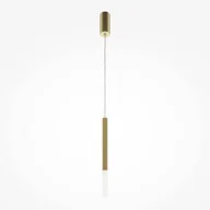 Lampy sufitowe - Salonowa lampa wisząca Pro MOD157PL-L6G4K1 Maytoni LED 6W 4000K tubka złoty biały - miniaturka - grafika 1