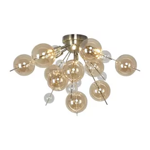 Näve Lampa sufitowa Explosion z bursztynowymi kulami - Lampy sufitowe - miniaturka - grafika 1