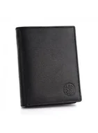 Portfele - Betlewski BPM-GTN-62, portfel męski pionowy, skórzany, czarny - miniaturka - grafika 1