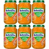 Dania dla dzieci - BoboVita Jarzynki z cielęciną i kluseczkami po 8 miesiącu Zestaw 6 x 190 g - miniaturka - grafika 1