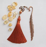 Zakładki do książek - LUX zakładka agat tybetański - OCHRONA - miniaturka - grafika 1