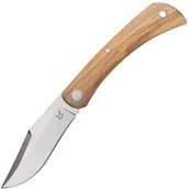 Scyzoryki - FOX knives LIBAR, M390 STAL NIERDZEWNA, DREWNO OLIWKOWE RĘKOJEŚĆ FX-582 OL - miniaturka - grafika 1