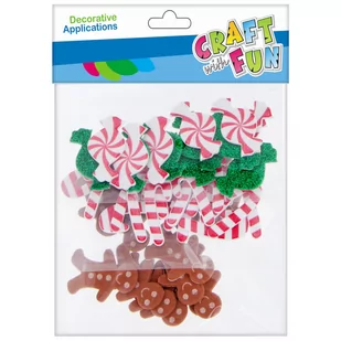 Craft with Fun Ozdoba Bn Eva Ciasteksprzyl 3w1 Pbh 12/288 - Pozostałe akcesoria dla plastyków - miniaturka - grafika 1