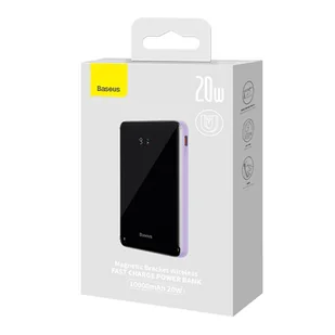 Powerbank Baseus Magnetic 10000mAh 20W (Fioletowy) - Powerbanki - miniaturka - grafika 12
