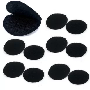 Rzep komplet samoprzylepny okrągły kółko 6cm 6par - Dekoratorstwo - miniaturka - grafika 1