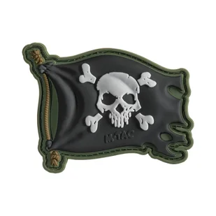 M-Tac - Naszywka Jolly Roger - PVC - 51116801 - Odzież taktyczna i umundurowanie - miniaturka - grafika 1