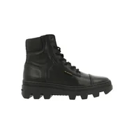 Kozaki damskie - Damskie Buty zimowe G-STAR RAW NOXER HGH LEA NYL W GST2241-020817-0909 – Czarny - miniaturka - grafika 1