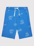 Spodenki damskie - United Colors Of Benetton Szorty sportowe 3OR4C900P Niebieski Regular Fit - miniaturka - grafika 1