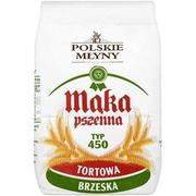 Mąka - Polskie młyny Mąka pszenna Typ 450 Tortowa 1 kg - miniaturka - grafika 1