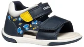 Buty dla chłopców - Geox Sandały chłopięce B Zapito Boy, Navy Ochre, 18 EU - miniaturka - grafika 1
