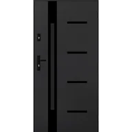 Drzwi zewnętrzne - PANTOR Drzwi stalowe zewnętrzne wejściowe Tulon antracytowe 90 prawe - miniaturka - grafika 1