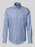 Koszule męskie - Koszula biznesowa o kroju slim fit z kołnierzykiem typu kent - miniaturka - grafika 1