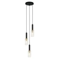 Lampy sufitowe - Italux Perola PND-43309-3 BK+BR PND-43309-3 BK+BR - miniaturka - grafika 1