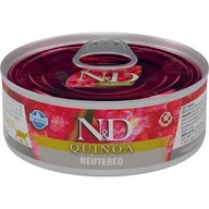Mokra karma dla kotów - Karma dla kota FARMINA N&D Quinoa Neutered Wieprzowina 80 g - miniaturka - grafika 1