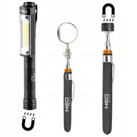 Latarki - Lusterko Inspekcyjne + Chwytak Magnetyczny +Latarka Inspekcyjna Zestaw Neo - miniaturka - grafika 1