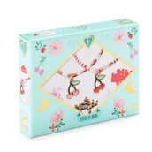 Prace ręczne dla dzieci - Zestaw do tworzenia bransoletek przyjaźni WISIENKI DJ00017 - miniaturka - grafika 1