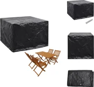 Pokrowce na meble ogrodowe - vidaXL Pokrowiec na meble ogrodowe 8 oczek 122x112x98 cm - Pokrowce ochronne na meble ogrodowe - miniaturka - grafika 1