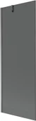 Parawany nawannowe - Mexen Next parawan nawannowy 1-skrzydłowy 70 x 150 cm, grafit, gun gray szczotkowany - 895-070-000-00-40-66 - miniaturka - grafika 1