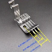 Inne - Stopka do maszyny do szycia jednoigłowej przemysłowej SP-18 z prowadnicą prawą trójkątną krawędzią, załącznikiem do ściegu prostego dla precyzyjnego - miniaturka - grafika 1