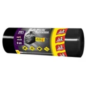 Worki na śmieci - JAN Niezbędny worki budowlane proste 300L 6szt - miniaturka - grafika 1