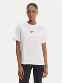 Koszulki i topy damskie - Reebok T-Shirt Ivanna RK25508CCW Biały Regular Fit - miniaturka - grafika 1