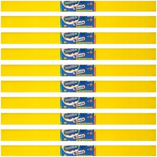 Bibuła Marszczona Bambino 50x200cm Ozdobna Żółty 10 Sztuk - Szkolne artykuły papiernicze - miniaturka - grafika 1