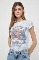 Koszulki sportowe damskie - Guess t-shirt damski - miniaturka - grafika 1