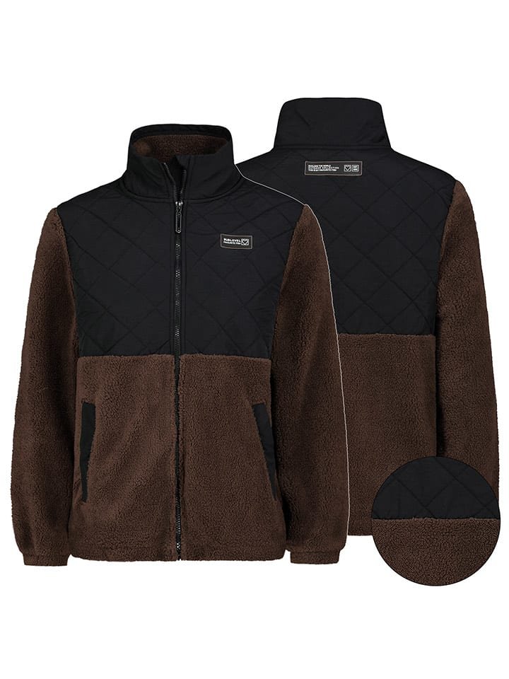 Sublevel Kurtka polarowa w kolorze granatowo-czarnym