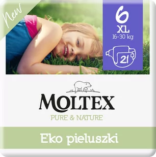 Moltex Ekologiczne pieluszki 6 XL 16-30kg 21 szt. - Pieluchy - miniaturka - grafika 1