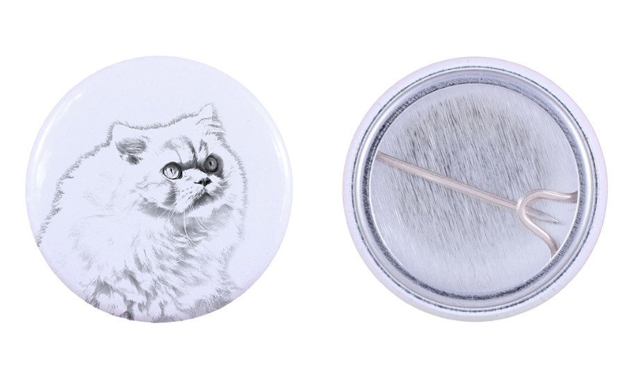 Himalajski - ozdoba plecaka, personalizowana przypinka, idealny gadżet dla miłośników zwierząt marki Art-Dog