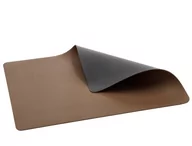 Obrusy i serwetki - Podkładki pod talerze 46x33cm 4szt. drewniany/tytanowy 24287 kod: 24287 + Sprawdź na SuperWnetrze.pl - miniaturka - grafika 1