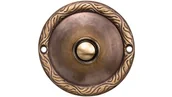 Dzwonki i gongi - Przycisk Dzwonkowy Ozdobny Okrąg Mosiężny PDM-231 - miniaturka - grafika 1