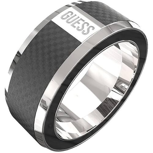 Guess Modny pierścionek męski JUMR04048JWSTBK rozmiar 6