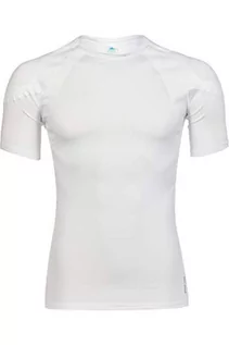 Koszulki męskie - Odlo męski T-shirt Bl Active Spine Light T-shirt biały biały L 195402 - grafika 1