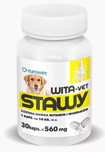Wita-vet stawy kapsułki 30 kaps. 0,56g - Suplementy i witaminy dla psów - miniaturka - grafika 1