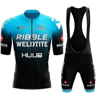 Spodenki rowerowe - 22 lata nowych ubrań rowerowych Xi'lie Męskie spodenki rowerowe Huub Ribble Weldtite L Blue - miniaturka - grafika 1