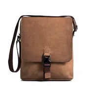 Torebki damskie - VELEZ Najwyższej jakości skórzana torba dla mężczyzn - małe torby listonoszka - tablet 27.9 cm - męska torebka na ramię crossbody, Brązowy, Torebka - miniaturka - grafika 1