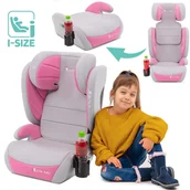 Foteliki samochodowe - FOTELIK SAMOCHODOWY MODEL BIANCA SZARO-RÓŻOWY R129 100-150 CM - miniaturka - grafika 1