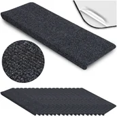 Dywany - Dywaniki na stopnie ADRIA grafitowe 15 sztuk - miniaturka - grafika 1