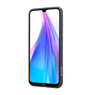 Crong Color Cover - Etui Xiaomi Redmi Note 8T (czarny) - Etui i futerały do telefonów - miniaturka - grafika 3