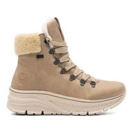 Botki damskie - Trzewiki Rieker 48034-20 - miniaturka - grafika 1