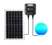 Lampy ogrodowe - Aigostar-LED RGB ściemnialna lampa zewnętrzna MESH 35W/3,7V 4000mAh 2700-6500K IP65 średnica 30 cm - miniaturka - grafika 1