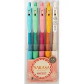 Długopisy - Zebra Sarasa Clip 0.5 MM ball point Pen, 5 Color Set (jj15  5 MK C) by Zebra JJ15-5C-MK - miniaturka - grafika 1