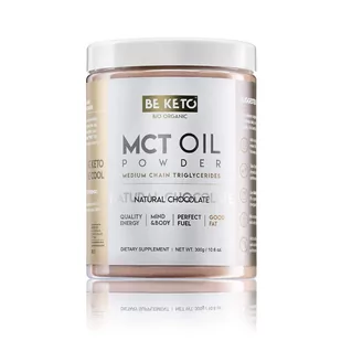 BeKeto, Olej MCT w proszku Czekolada, 300 g - Układ nerwowy - miniaturka - grafika 1