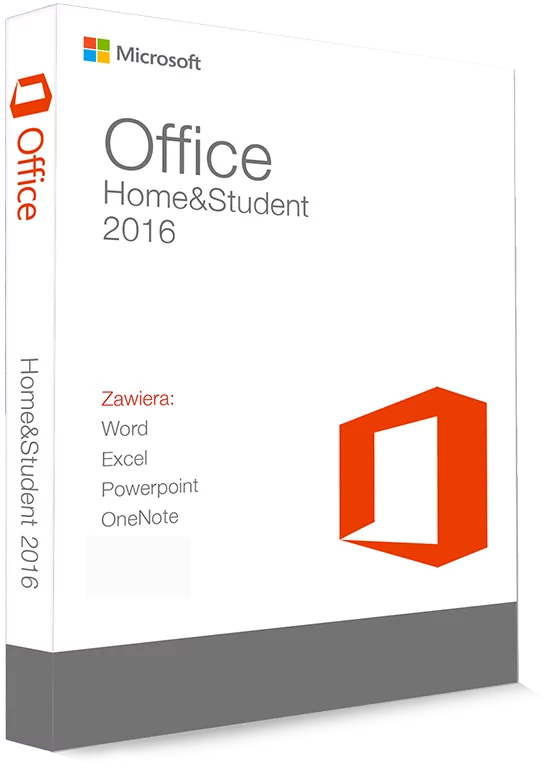 Microsoft Office 2016 Home & Student 32/64 Bit - klucz produktu (Key)