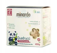 Makaron - Makaron dla dzieci z pszenicy BIO KWADRACIKI 400g + B1 / Minardo - miniaturka - grafika 1