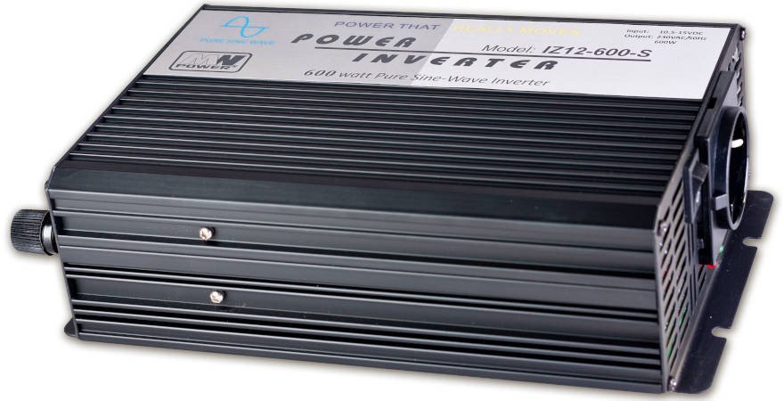 UPS MPL Power IZ12-600-S: Przetwornica DC/AC 12V/600W czysty sinus