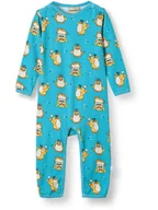 Pajacyki dla niemowląt - Småfolk Rampers "Elstar" w kolorze błękitnym - miniaturka - grafika 1