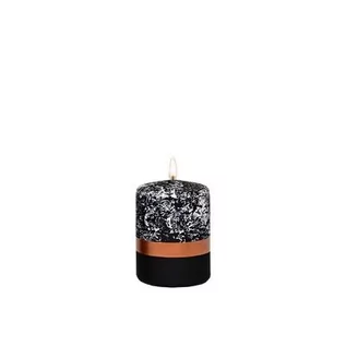 Świece - Świeca pieńkowa 100 x 70 Copper Belt lakier matowa czarna - grafika 1