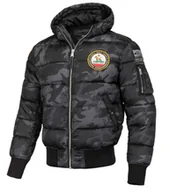 Odzież taktyczna i umundurowanie - PITBULL kurtka z kapturem Topside - Black Camo - miniaturka - grafika 1
